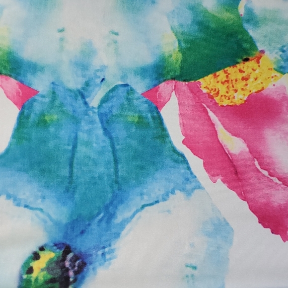 3/$30 Bright Floral Sleeveless Dress - Picture 4 of 6